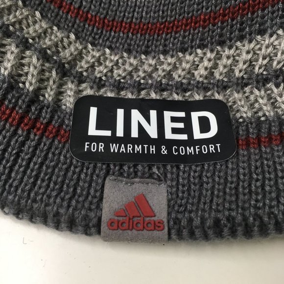 Adidas Beanie Hat Mens One Size Climawarm Lined Winter #3203 - Picture 10 of 11